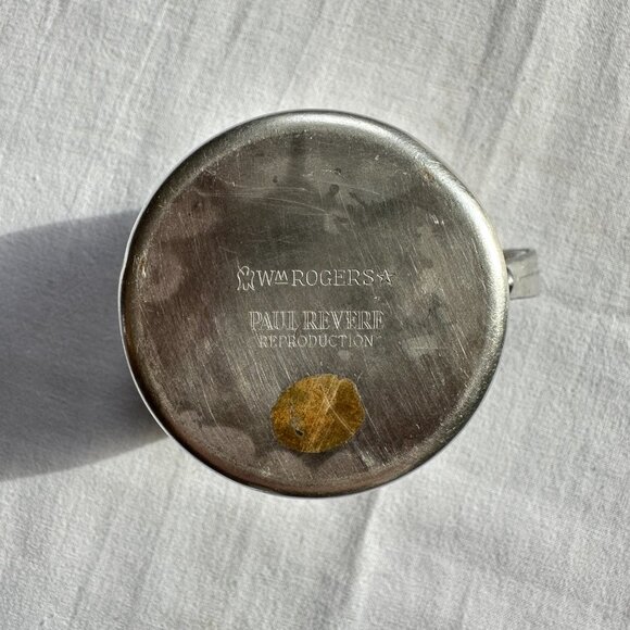 WM Rogers Paul Revere Reproduction Silver Creamer - Picture 13 of 15